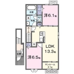 イルクオーレⅡの物件間取画像